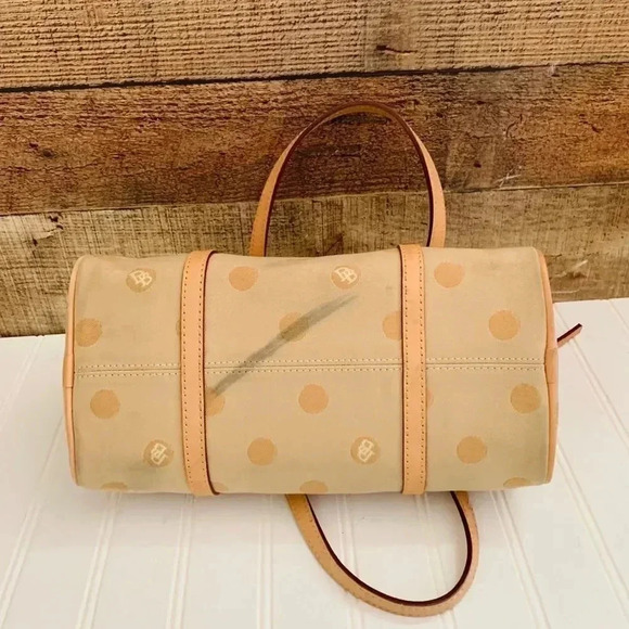 Dooney & Bourke Vintage Y2K Barrel Polka Dot Shoulder Bag - Picture 5 of 8